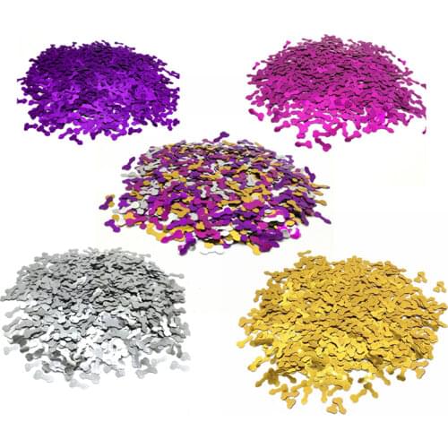 About 400pcs Penis Shaped Colorful Plastic Confetti Bachelor Party Dining Table Decoration Wedding Hen Party Supplies Plastic