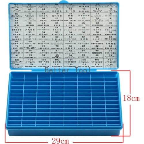 P083 Key Storage Box Blank Key Plastic Box Have 112 Spaces Locksmith Supplies