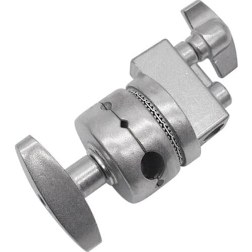 Y8AC Heavy Duty Grip Head 2.5 inch C Stand Mounting Adapter Metal Holder Photography for Light Stand Extension Boom Arm