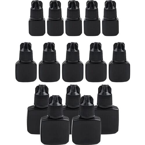 5 Pcs Empty Glue Bottles Eyelash Extensions Plastic Storage Container 5ml Empty Lash Extensions Glue Squeeze Bottle