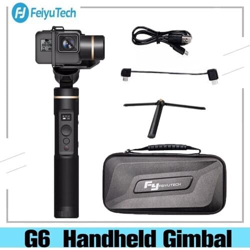 Feiyu G6 Handheld Gimbal Smartphone Camera Stabilizer Action Camera Gimbal estabilizador celular For Gopro Hero 8/7/6/5