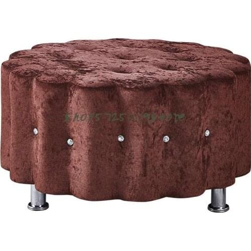 Nordic Shoe Changing Stool Clothing Store Multi Functional Rest Sofa Round Footstool Shoe Testing Stool Big Round Stool Househol