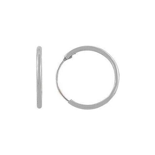 XSi̇lver Mini Ancl Ring Earrings