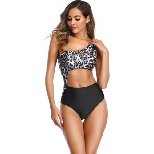 One Shoulder Bikini Womens Swimsuit High Waist Swimwear Sexy Biquini White Beachwear 2021 Brazilian Bikinis купальник женский