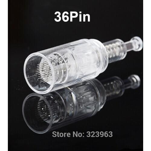 10pcs Tattoo Cartridge Needles 9/12/36/42 Pin Electric Microneedle Derma Pen PMU MTS Screw Nano MYM 1RL 3RL 5RL 7RL Needles Tip