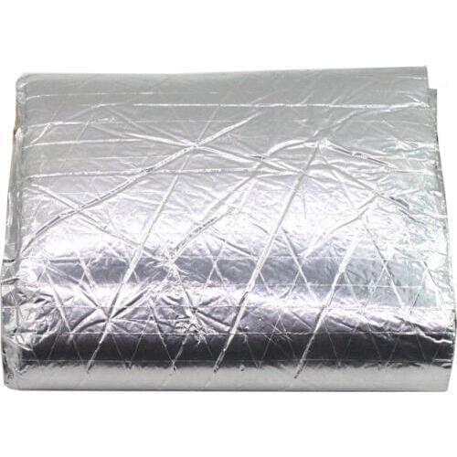 100x 250cm Heat Killer Noise Deadener Muffler Mat Foil Shield Deadener Insulation Mat Aluminum Cotton Car-Styling