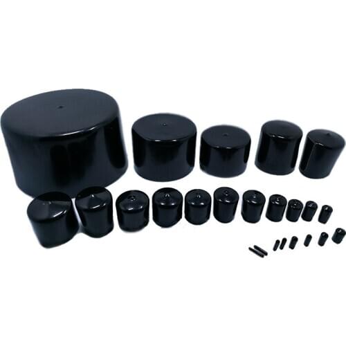 2.5mm inner Dia PVC p;astic vinyl cap tube insert end plastic tube thread pin tip protector cover cap steel wire end tube pad