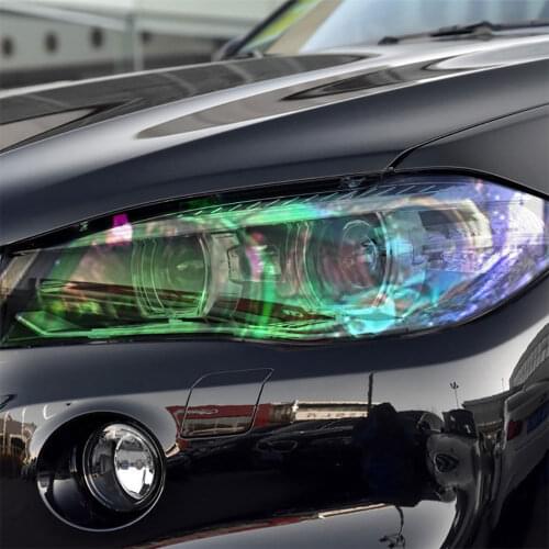 Car Light Headlight Taillight Tint Vinyl Film Sticker Easy Stick Motorcycle Whole Car Decoration Sticker 30cm*100cm