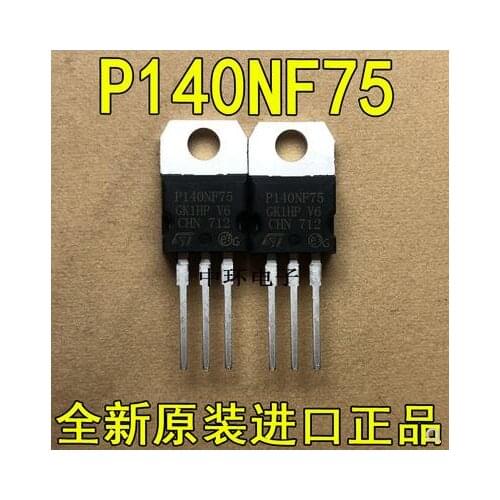 Free shipping 20PCS P140NF75 STP140NF75 TO-220 120A 75V