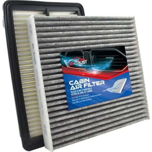 Bi-Trust Engine & Cabin Air Filter for 2013-2015 Acura ILX L4 2.4L 2012-2015/Honda Civic L4 2.4L