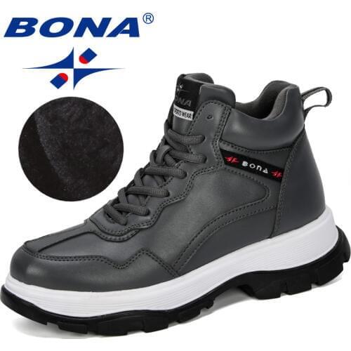 BONA New Fashion Style Women Snow Boots Women Plush Hot Platform Boots Winter Female Warm Botas Mujer Booties Feminimo
