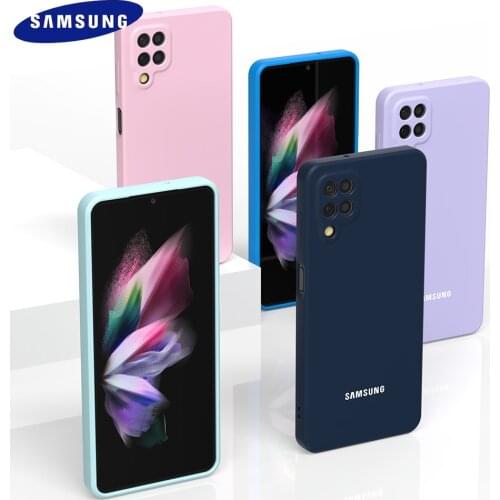 Samsung Galaxy A12 M12 Case TPU Soft-Touch Back Protective Shell Silky Silicone No Fingerprint Cover For A M 12