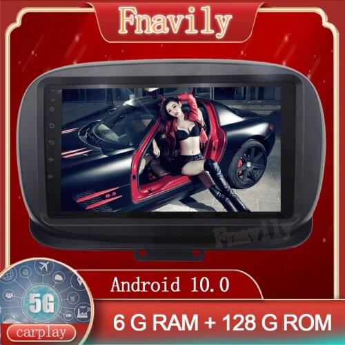 Fnavily Android 10 DSP CarPlay Car Radio Multimedia GPS Navigation Video Player Auto Stereo For Fiat 500X dvd 9“ 2014 - 2020