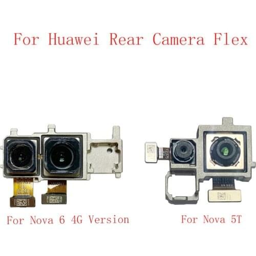 Back Rear Camera Flex Cable For Huawei Nova 5T Nova 6 4G Version Main Big Camera Module Repair Replacement Parts