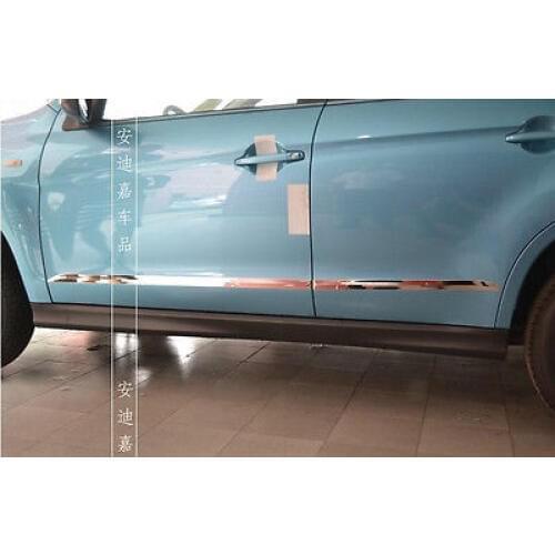 Chrome Car Door Body Molding Cover Trim for Mitsubishi ASX/Outlander Sport 13-15