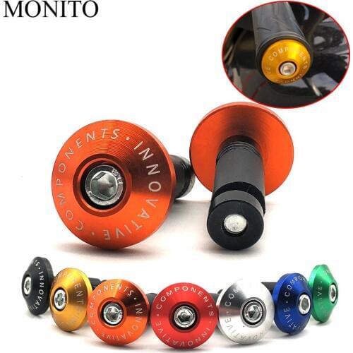 Motorcycle Handle Ends Bar Balanced Plug Slider Handlebars Cap Grips For YAMAHA tdm 900 850 mt125 mt03 mt01 mt 125 03 01 xt660