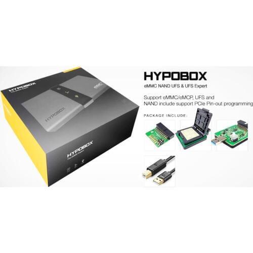 NEW ORIGINAL HYPOBOX / HYPO BOX support PCle Pin-out programming support eMMC/eMCP,UFS and NAND include