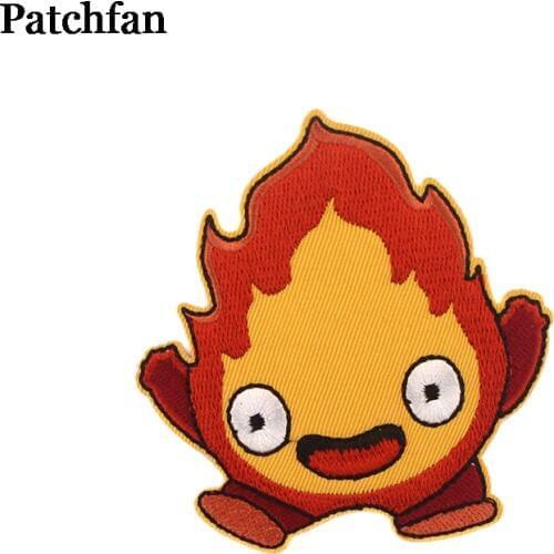 Patchfan cartoon Iron on patches clothing embroideried Patchwork accessories custom badges wholesale A2276