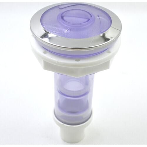 Stainless steel lifting fountain, ABS material big Bathtub sprinkler, 3inch Purple Lifting hot spring waterfall massage tub