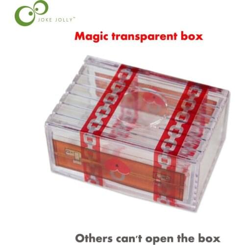 IQ Box Others can't open the transparent box Magic Trick for Child Adult Secret Drawer Brain Teaser Educational Toys LYQ
