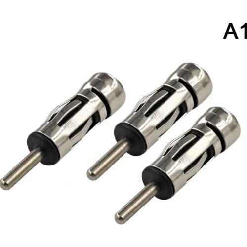 3pcs Car Vehicles Radio Stereo ISO To Din Aerial Antenna Mast Adapter Connector