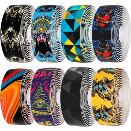 Bicycle Handlebar Tape Anti-slip Handlebar Straps Road Bike Handlebar Straps Cycling Covered Color Dead Fly MTB Handlebar Strap