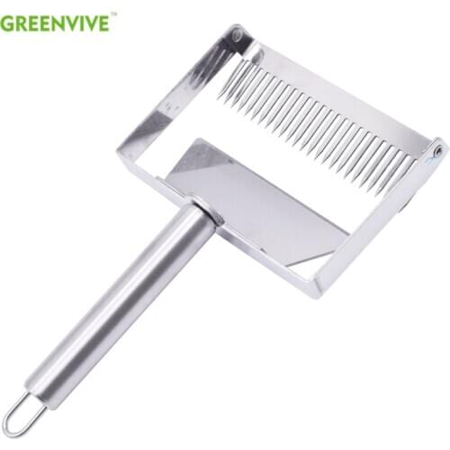 Stainless Steel Handle Apiculture Uncapping Fork Stainless Steel Honeycomb Honey Scraper Cut Honey Scraper Uncapping fork