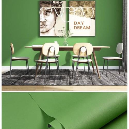 DIY Decorative Film PVC Self-Adhesive Wallpaper Home Waterproof Wall Stickers Pure Color Restorative for Living Room Stickers