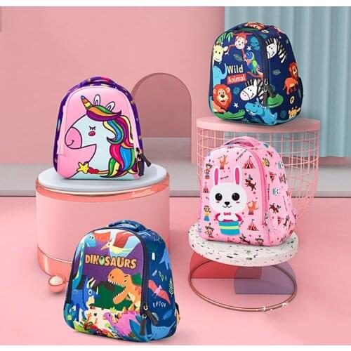 Cute Unicorn Kids School Bags for Girls Creative Animals Design Waterproof 3 Size Child Schoolbag Boy School Backpacks Mochilas