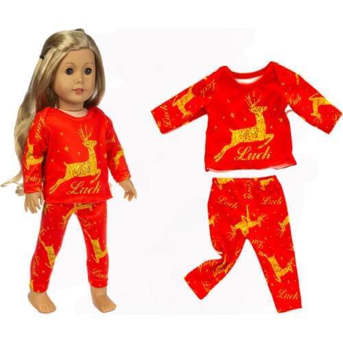 Comfort Red Set Clothes fits for American girl 18" american girl doll alexander doll best gift