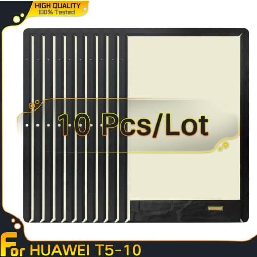 10 Pcs For 10.1" Huawei MediaPad T5-10 T5 10 AGS2-L09 AGS2-W09 AGS2-L03 AGS2-W19 LCD Display with Touch Panel Digitizer Assembly