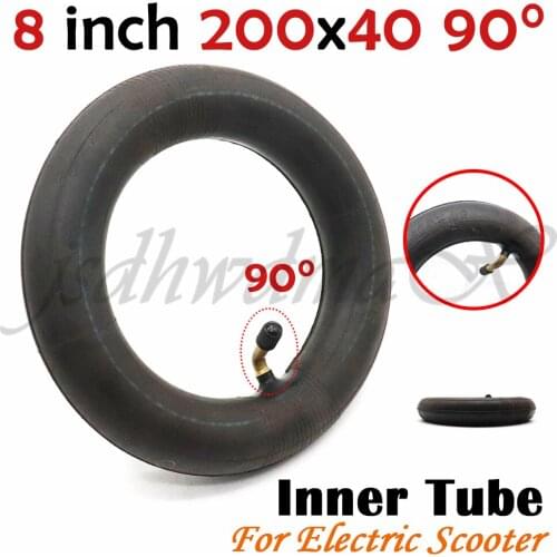 200x40 Wheel Tire for Electric Scooter Baby Trolley 8Inch 200x40 Inflatable Inner Tube 90Degree Anti Skid Tire Wheel Accessories
