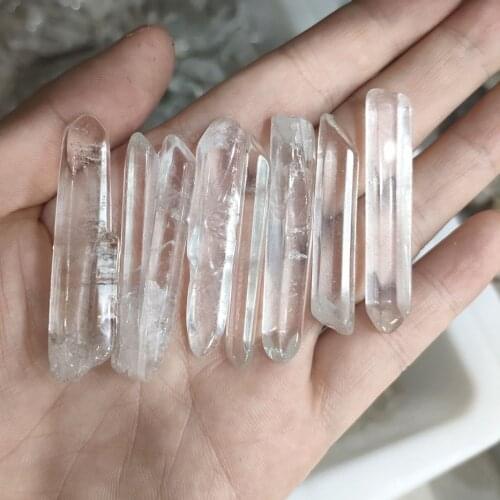 7pcs 100% Natural Stone Mineral Crystal Specimen Clear Quartz Crystals Stones Health Energy Healing Stone Decoration