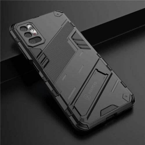For Xiaomi Poco M3 Pro 5G Case X3 NFC F3 Cover Shockproof Bumper Table KickStand Holder Armor Phone Cover Poco M3 Pro 5G Case