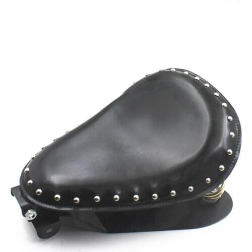 Black Solo Slim Seat Bracket Spring Seat Base Mount Kit Barrel Spring Motorcycle For Harley Chopper Bobber Custom Dyna Sportster