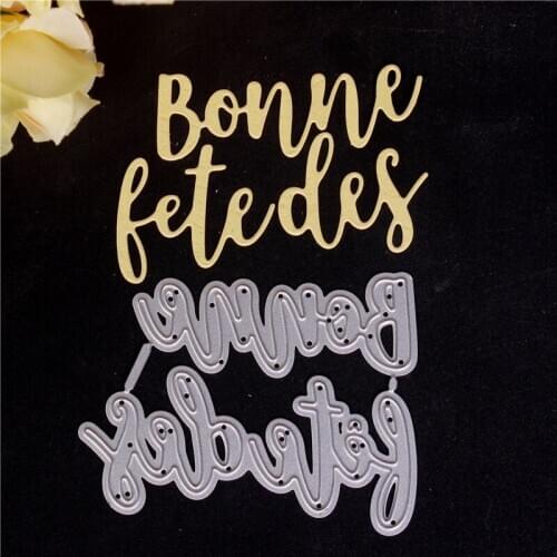 French Word Metal Cutting Dies For Diy Scrapbooking Die Cut New 2018 Cuts For Paper Card Making Craft Embossing Photo BABY