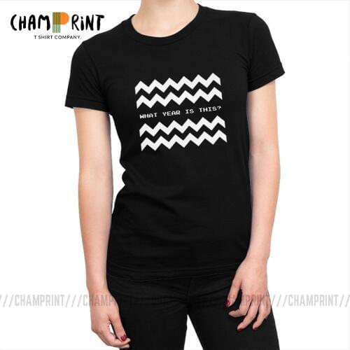 Twin Peaks Tshirt What Year Is This 2019 Plus Size Women Tee Shirt Tops Fashion Cotton T-shirts for Female Funny Clothing