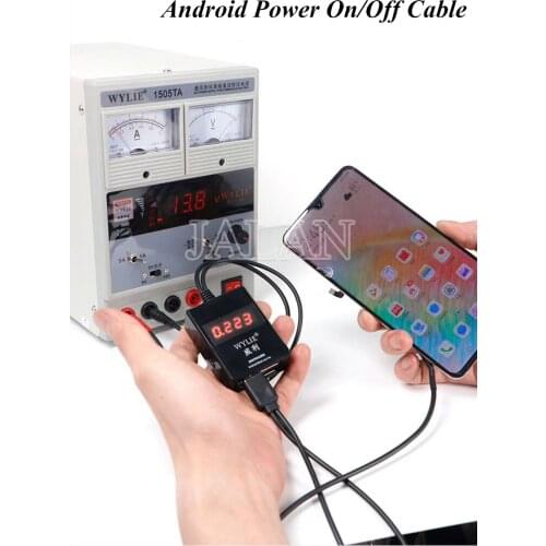 WYLIE Power Supply ON/OFF Test Cable For Samsung For Huawei Android Series DC Power Control Test Cable