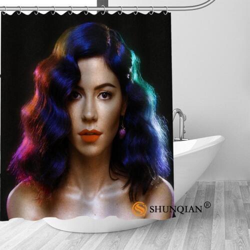 New Marina And The Diamonds Shower Curtain Bathroom Decorations For Home Waterproof Fabric Curtain Shower Bath Curtain A18.1.3