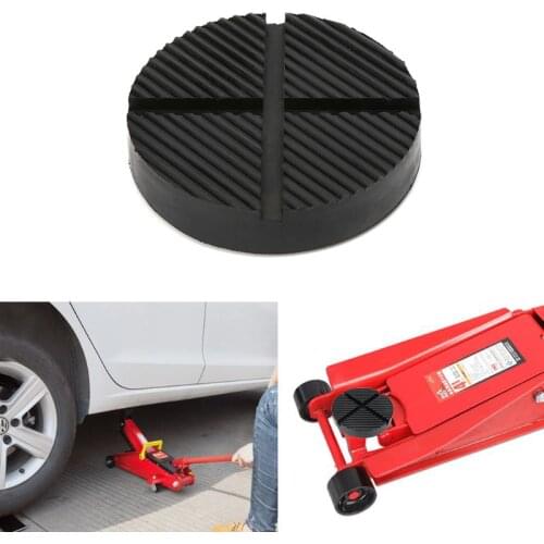 12.5cm Jacking Pad Slotted Car Rubber Jack Pad Frame Protector Guard Adapter Tool for Pinch Weld Side Lifting Crane Chain Lift