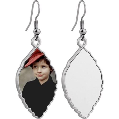 Handmade Heat Sublimation Blanks Drop Earrings MDF Sublimation Photo Printing Dangle Earrings for Women Jewelry Making New