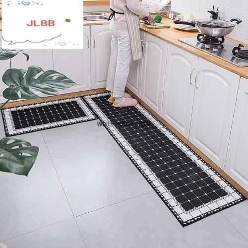Modern Geometric Carpets Kitchen Mat Anti-Slip Bathroom Carpet Home Entrance Hallway Door Mats Wardrobe Balcony Area Rugs