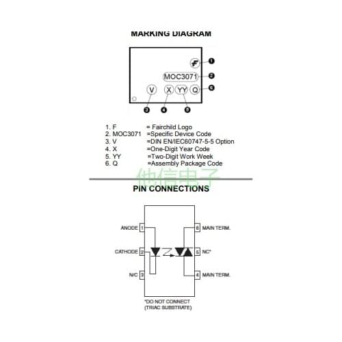 In Stock 100% New&original 5pcs/lot MOC3071 MOC3072 MOC3073 800V