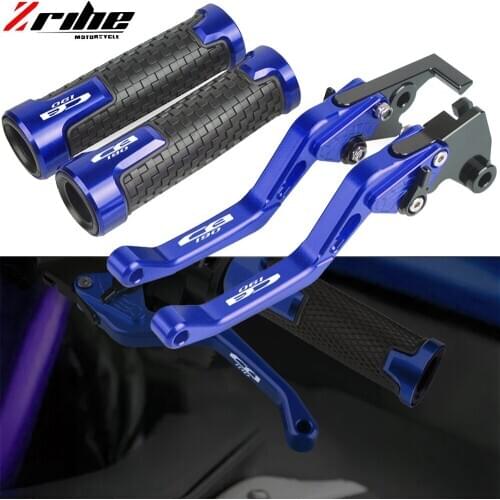 For HONDA CB190R 2015 2016 2017 2018 Motorcycle Accessories Extendable Brake Clutch Levers Handlebar Hand Grips ends aluminum
