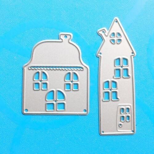 YLCD112 House Metal Cutting Dies For Scrapbooking Stencils DIY Cards Album Decoration Embossing Folder Die Cutter Template Mold