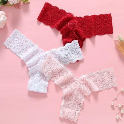 Women Panties Women Comfortable Low Waist Underpant Lace Underwear Sexy Lingerie T-back Thong Woman Underwear Silk G-string 1Pcs