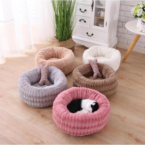 Winter Warm Cat Sleeping Bag Soft Plush Pet Dog Bed Sofa For Small Dog Puppy Kennel Cat Kitten Cave Bed Pet house New