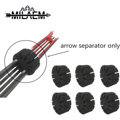10pcs Black Sponge Arrow Separator Bow and arrow accessories Arrow Holder EVA Foam Quiver Protection Spliter Shelf Bow Practice
