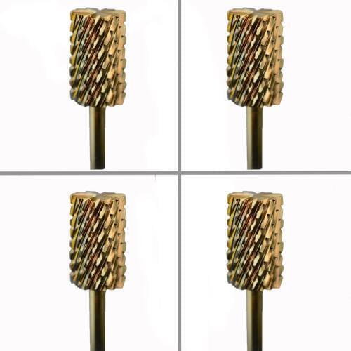 4pcs Carbide Nail Drill Bit -Big Pink & White Bit - C