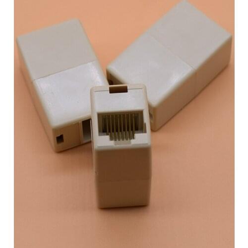5PCS/lot Network Straight Head RJ45 Cable Connector Network Double Head Cable Extension Connector Extension Cable